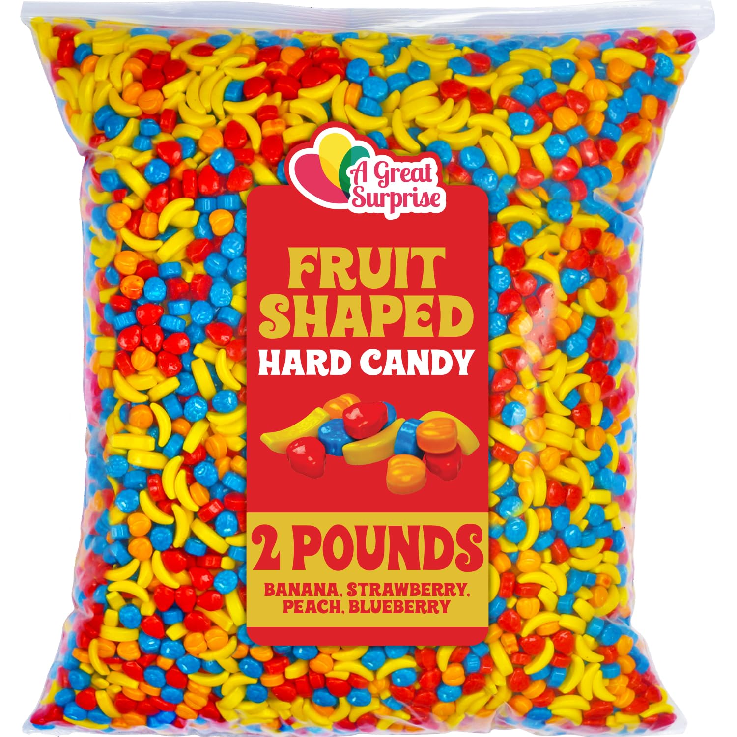 果物 candy candy Bulk Fruit Shaped Candies - 2 Pounds - Candy Machine Refills