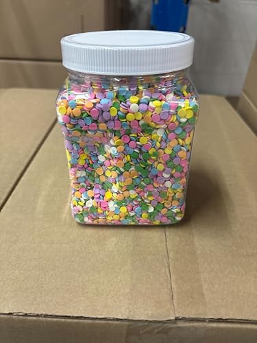 A Great Surprise Spring Sprinkles  1.7 lb Bulk Pastel Confetti Jimmies  Birthday Cake Sprinkles for Cookies, Cupcakes, Cakes, Ice Cream, Party Desserts & Celebrations