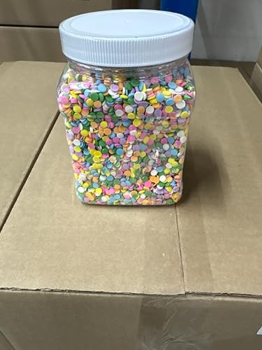 A Great Surprise Spring Sprinkles  1.7 lb Bulk Pastel Confetti Jimmies  Birthday Cake Sprinkles for Cookies, Cupcakes, Cakes, Ice Cream, Party Desserts & Celebrations
