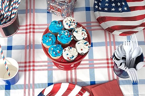 Patriotic Sprinkles - 1.1 Pound - Red White and Blue Stars - Fourth of July Confetti Sprinkles for Cupcakes