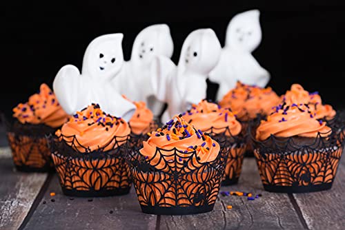 A Great Surprise Halloween Sprinkles - Bulk Sprinkles -16 Oz - Orange, Black, Purple and White Jimmies - Spooky Halloween Sprinkles