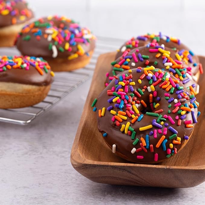 Rainbow Sprinkles - 1.6 Pounds - Chistmas Baking Toppings - Colorful Rainbow Jimmies for Cake Decorating, Baking, Cupcakes, Cookies