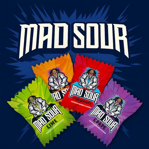 Sweet and Sour Candy Mix  2 Pounds - Individually Wrapped Bulk Mix for Parties, Goodie Bags & Gifts  Assorted Super Sour Treats for Kids, Adults & Events