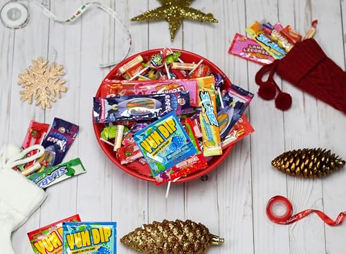 Lalees Christmas Candy - 7 Pounds - Stocking Stuffer Assorted Candies Individually Wrapped - Bulk Candy Favors for Office, Goodie Bags, Birthday Parties, Goodie Bags
