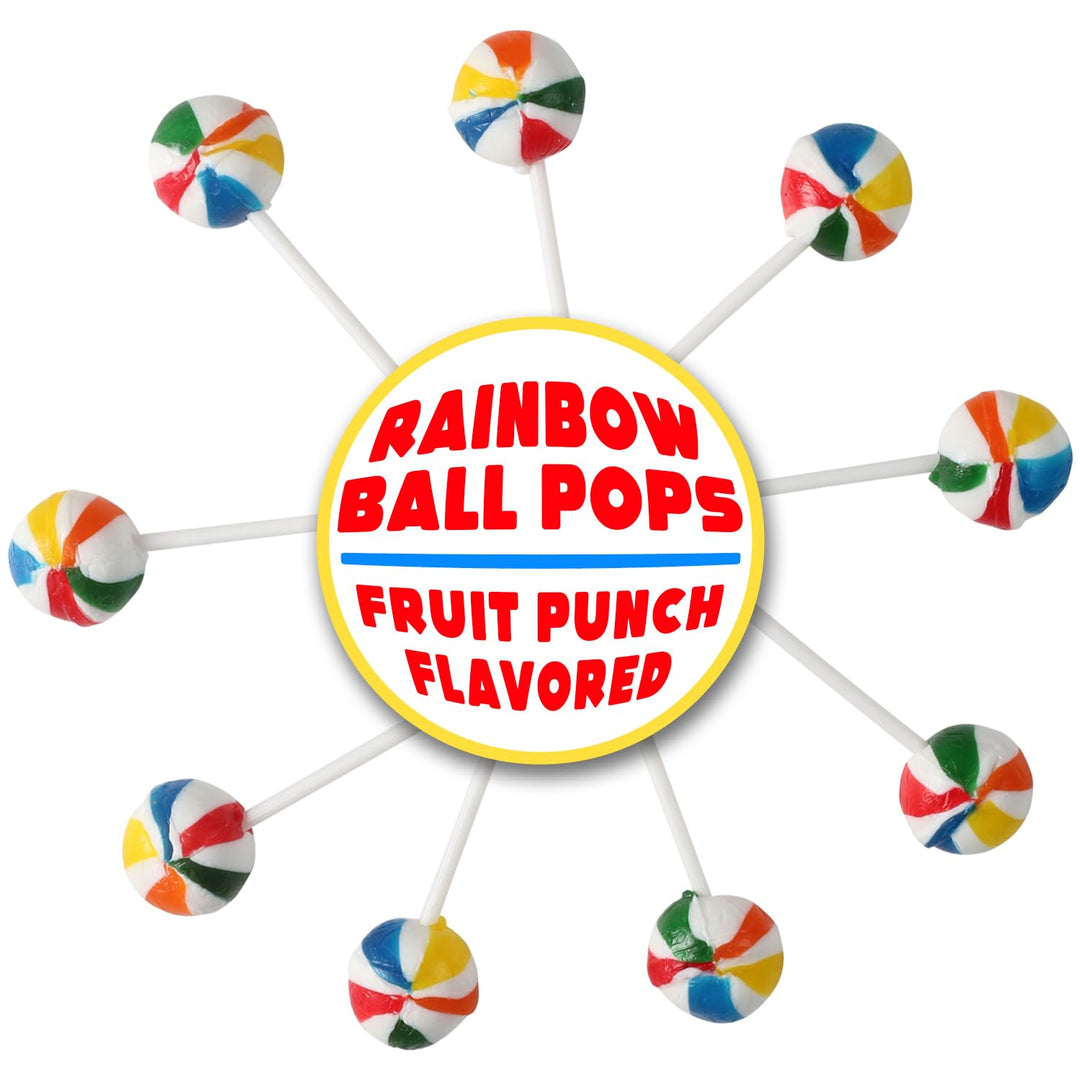 Swirleey Valentine's Day Rainbow Lollipops - 5 Pounds - Bulk Lollipops - Individually Wrapped Round Hard Candy Suckers for Kids, Classrooms, Party Favors, Goodie Bags, Piatas, Birthday Candy Buffets
