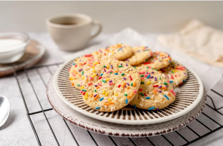 A Great Surprise Rainbow Sprinkles - 2.2 Pounds - Bulk Rainbow Jimmies for Cookies - Birthday Cake for Ice Cream, Baking, Cupcakes, Donuts