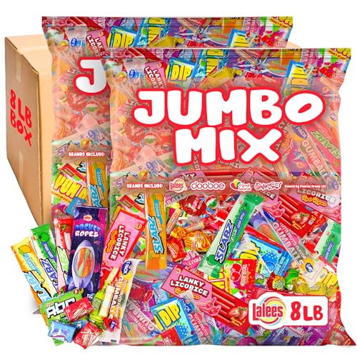 Bulk Candy Assortment  8 Pound Bulk Individually Wrapped Candy Mix  Party Favors, Piata Filler, Goodie Bags, Events, Office Candy Bowl