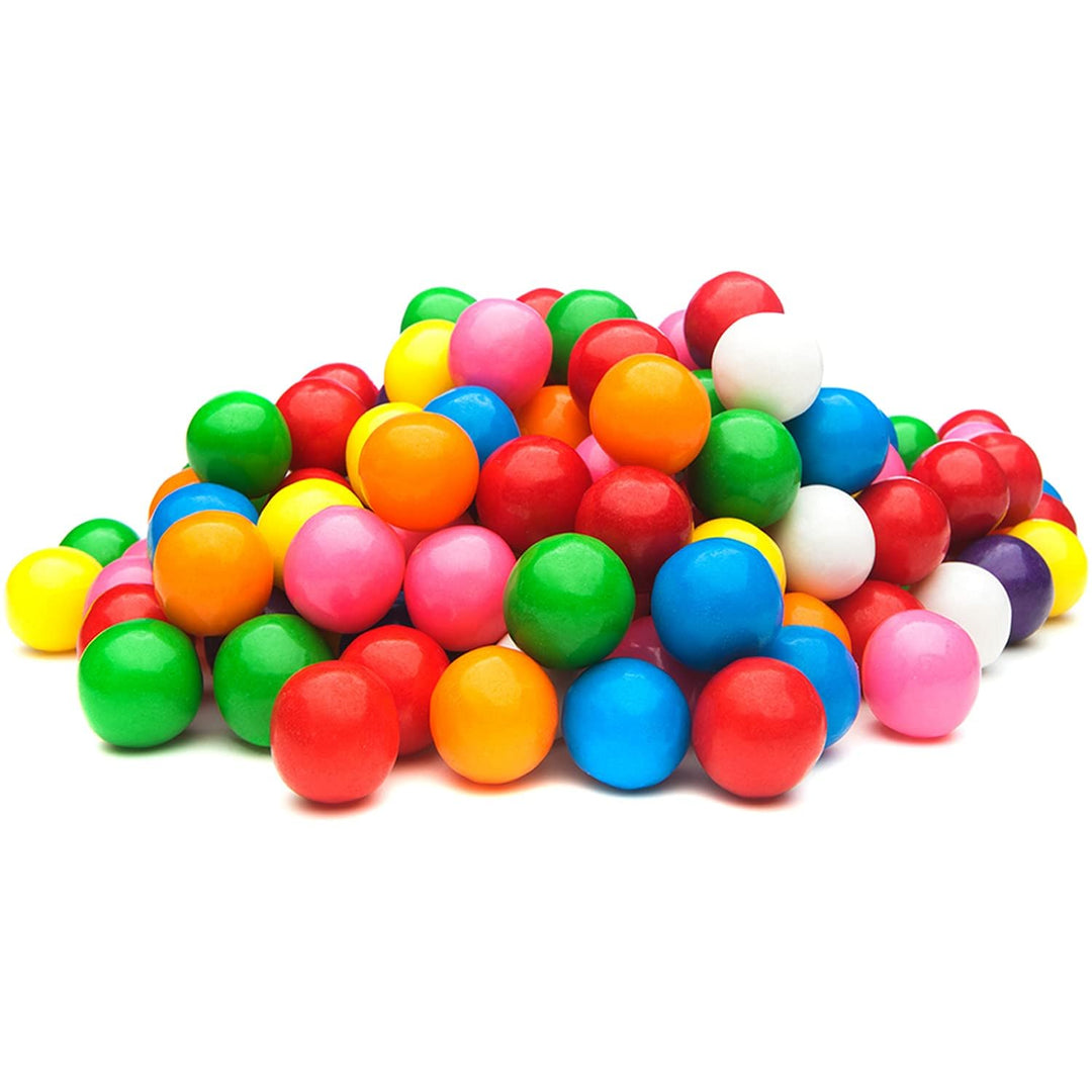 A Great Surprise  1-Inch Rainbow Gumballs  4 lb Bulk Bag  No Artificial Dyes  Vibrant Naturally Colored Gumballs for Vending Machines, Candy Buffets, Party Favors & Refills