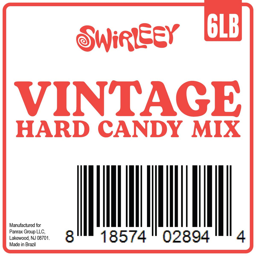 Swirleey Hard Candy Assortment - 6 Pounds - Old Fashioned Hard Candies - Classic Hostess Mix - Sweets for Desk, Offices, Schools, Gifts
