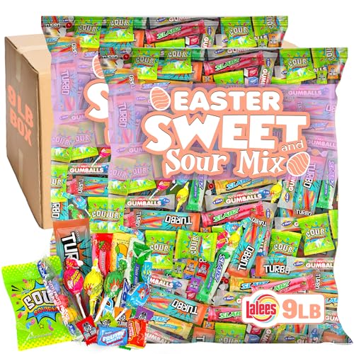 Lalees Sweet and Sour Mix - 9 Pounds - Bulk Assorted Bag of Candies - Perfect for Parties, Parades and Candy Buffets