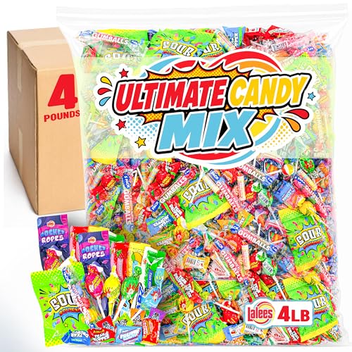 Lalees Ultimate Candy Mix - 4 Pounds - Pinata Candy Assortment - Birthday Party Favors - Novelty Fun Candies
