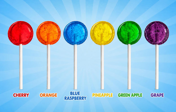 Dooboe Lollipops Individually Wrapped - 10 Pounds - Approx. 400 Pieces - Classic Flat Suckers - Parade Candy, Classroom Treats & Office Candy