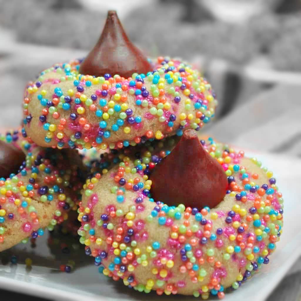 Shimmer Rainbow Nonpareils - Bulk Birthday Rainbow Sprinkles - Decorating Toppings - Jimmies Cake Decorating - 1.8 Pounds