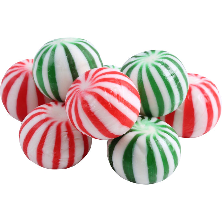 Mint Candy Assortment - 5 Pounds - Big Bulk Spearmint & Peppermint Hard Candies - Mint Bulk Candy - Individually Wrapped - Refreshing Office Snacks