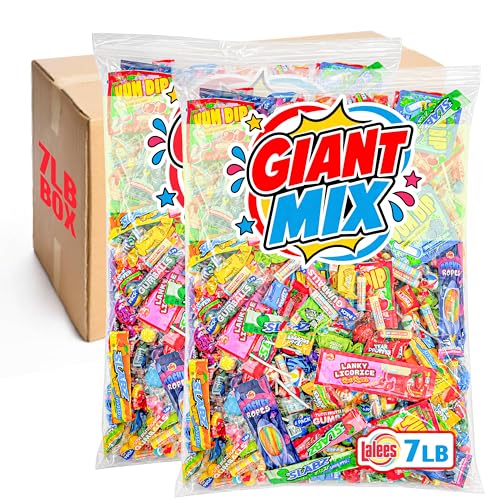 Parade Candy Bulk - 7 Pounds - Assorted Candies - Individually Wrapped Candies - Bulk Candy for Filler Favors for Office, Goodie Bags, Birthday Parties, Goodie Bags,Camps