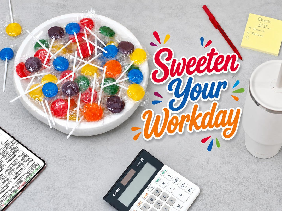 Classic Lollipops 5 lb, Wrapped Suckers for Parties