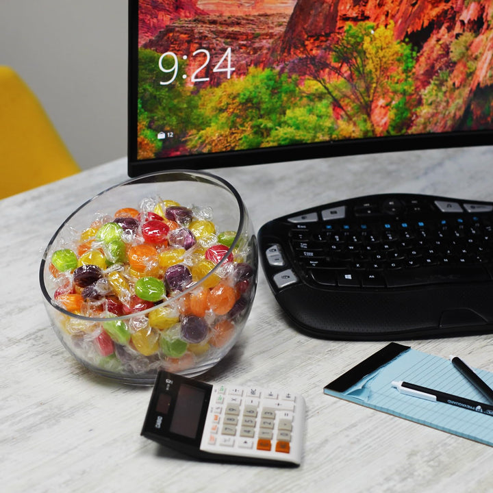 A Great Surprise Assorted Fruit Discs - 4 Pound Bag - Bulk Individually Wrapped Candy - Fruit Flavored Candies