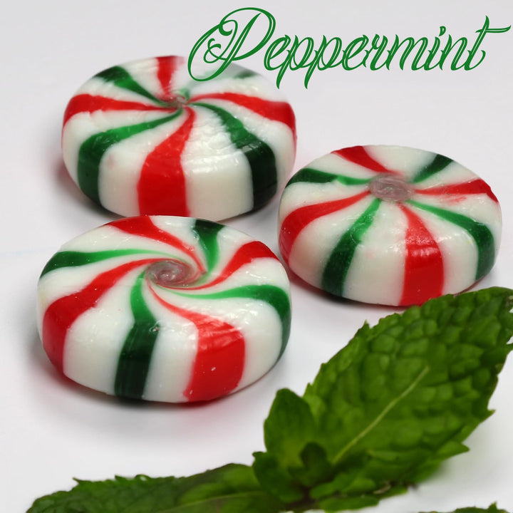 Peppermint Starlights - 3 Pounds - Mints Bulk Candy - After Dinner Mints - Peppermint Hard Candy - Red and Green Candies