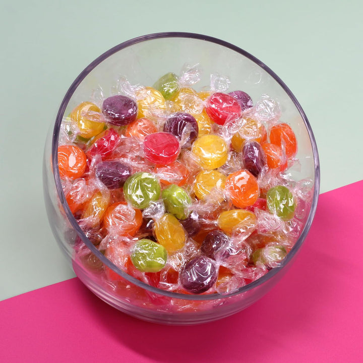 A Great Surprise Assorted Fruit Discs - 4 Pound Bag - Bulk Individually Wrapped Candy - Fruit Flavored Candies