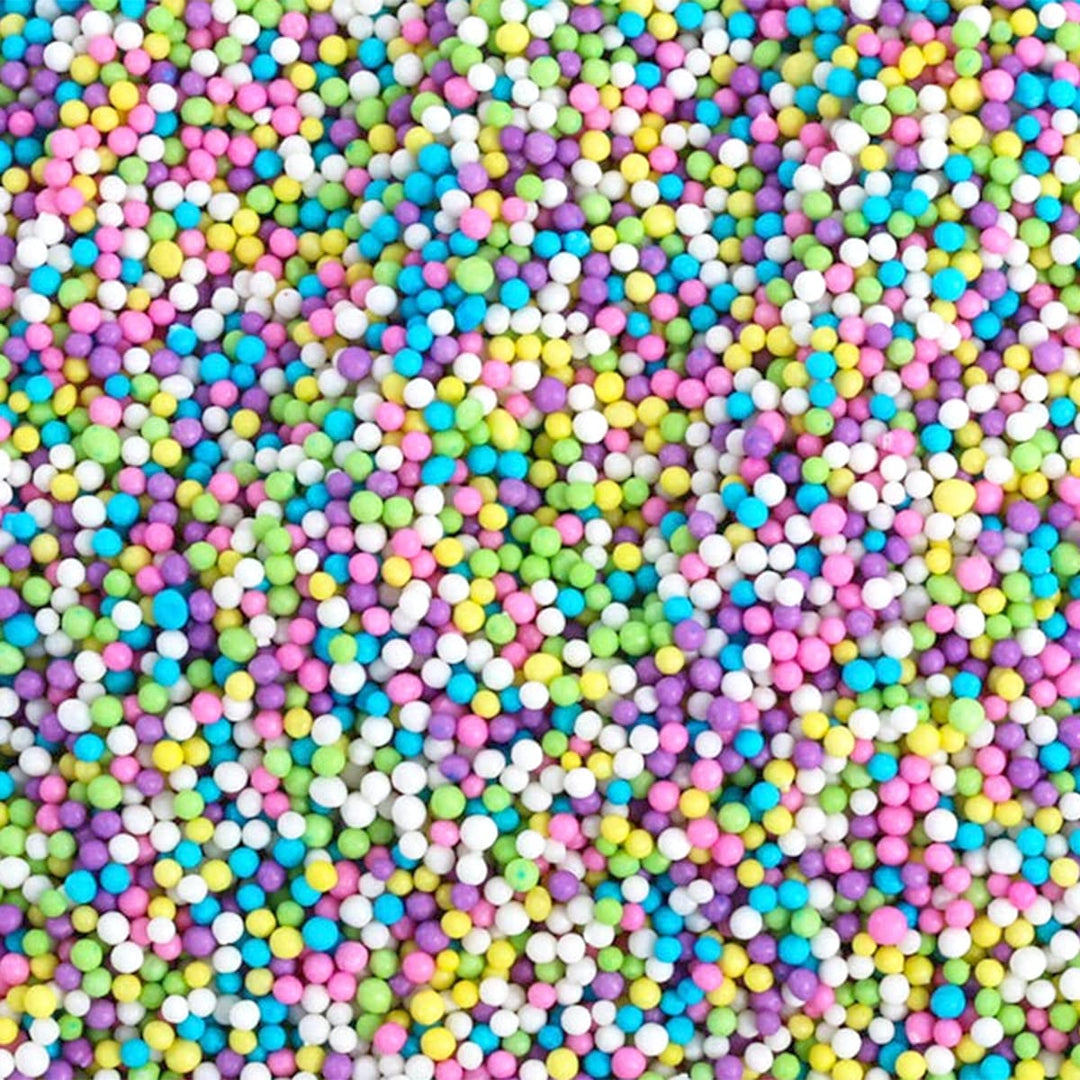 Pastel Nonpareils Sprinkles - 1.8 Pounds - Nonpareil Sprinkles for Ice Cream - Rainbow Nonpareils - Bulk Sprinkles for Cake Decorating