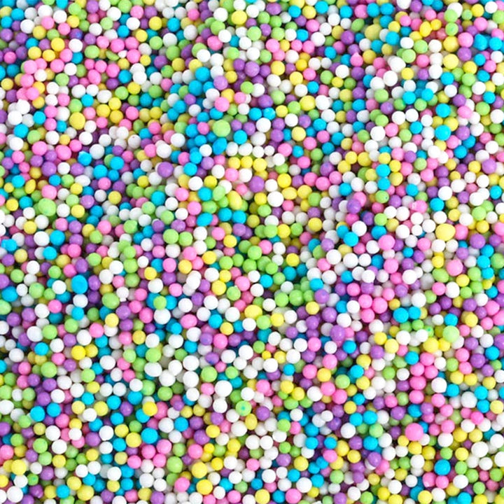 Pastel Nonpareils Sprinkles - 1.8 Pounds - Nonpareil Sprinkles for Ice Cream - Rainbow Nonpareils - Bulk Sprinkles for Cake Decorating