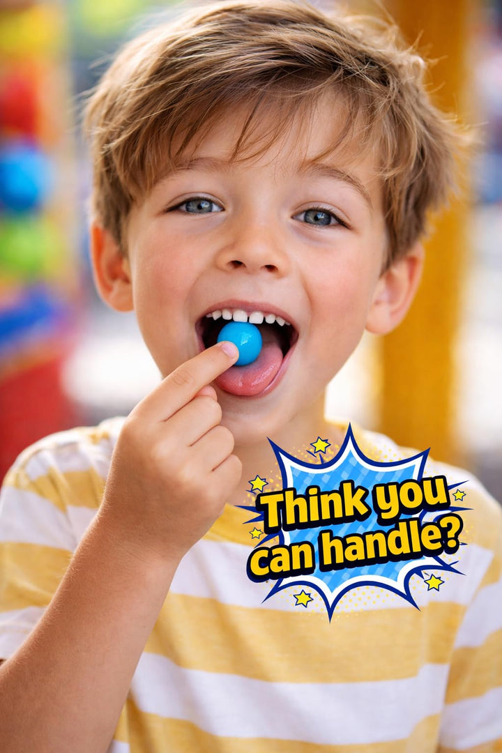 Tear Droppers Sour Gumballs  250 Count - No Artificial Dyes - Individually Wrapped  Cherry, Lemon & Blue Raspberry  Bulk Sour Candies