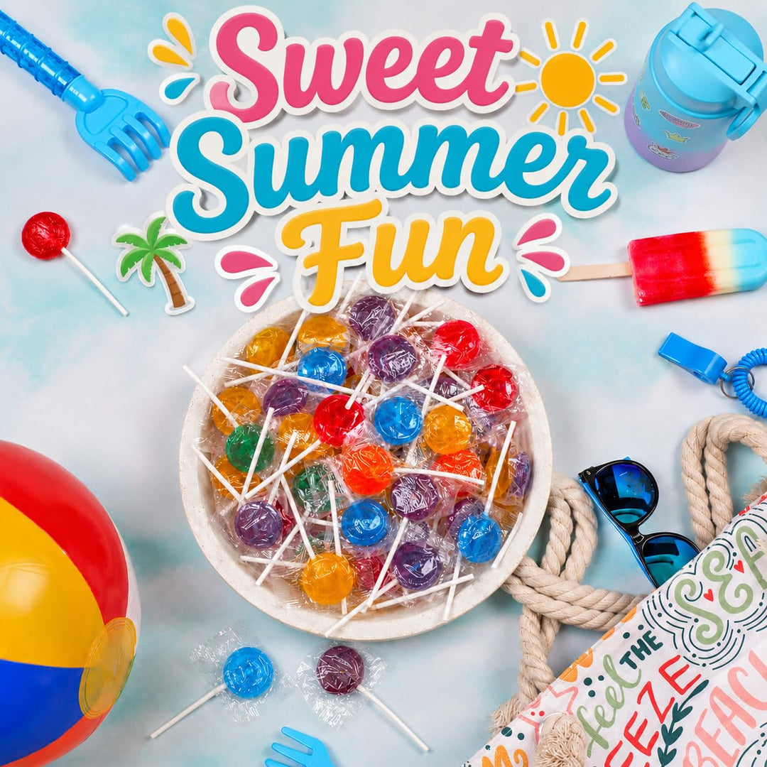 Dooboe Classic Lollipops Bulk - 18 Pounds - Appox. 720 Pieces - Lollipops Assorted Fruit Flavored - Doctor Offices, Parades, Schools, Parties and More