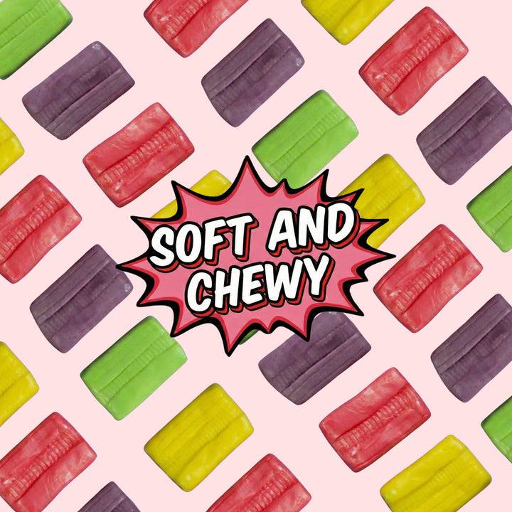 Classic Taffy Candy 5 lb, 280 Wrapped Chewy Fruity Pieces