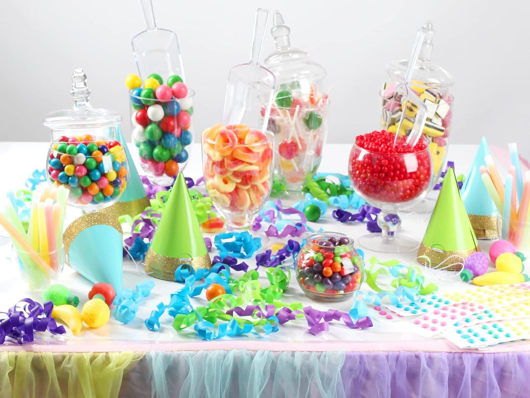 A Great Surprise  1-Inch Rainbow Gumballs  4 lb Bulk Bag  No Artificial Dyes  Vibrant Naturally Colored Gumballs for Vending Machines, Candy Buffets, Party Favors & Refills