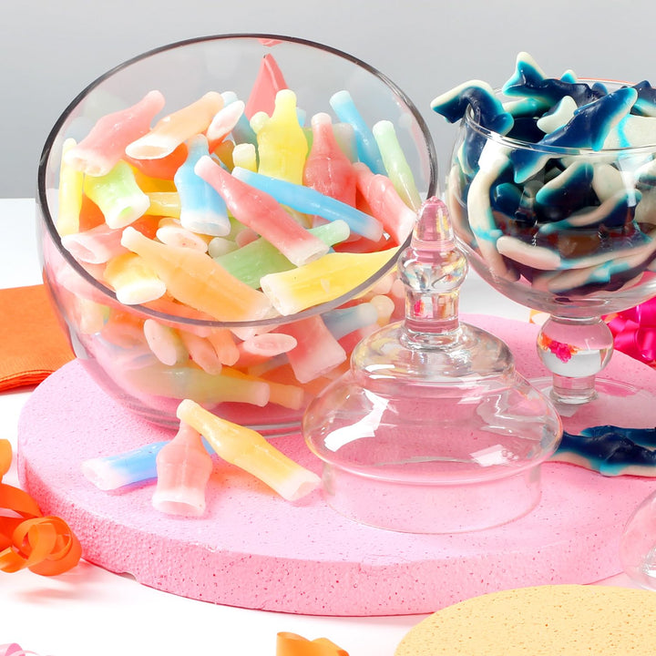 Wax Bottle Candy - 4 Pounds - Pastel Favors - Wax Candies - 90s Novelty Treats - Candy Drinks