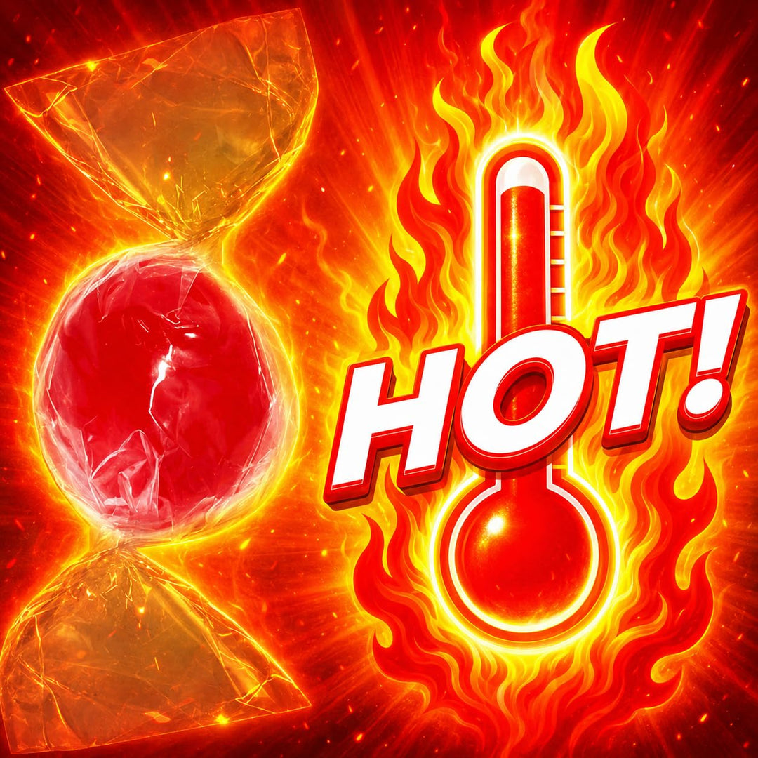 Red Hot Cinnamon Candy Balls, 5 lb Bulk, Individually Wrapped Fire Candies