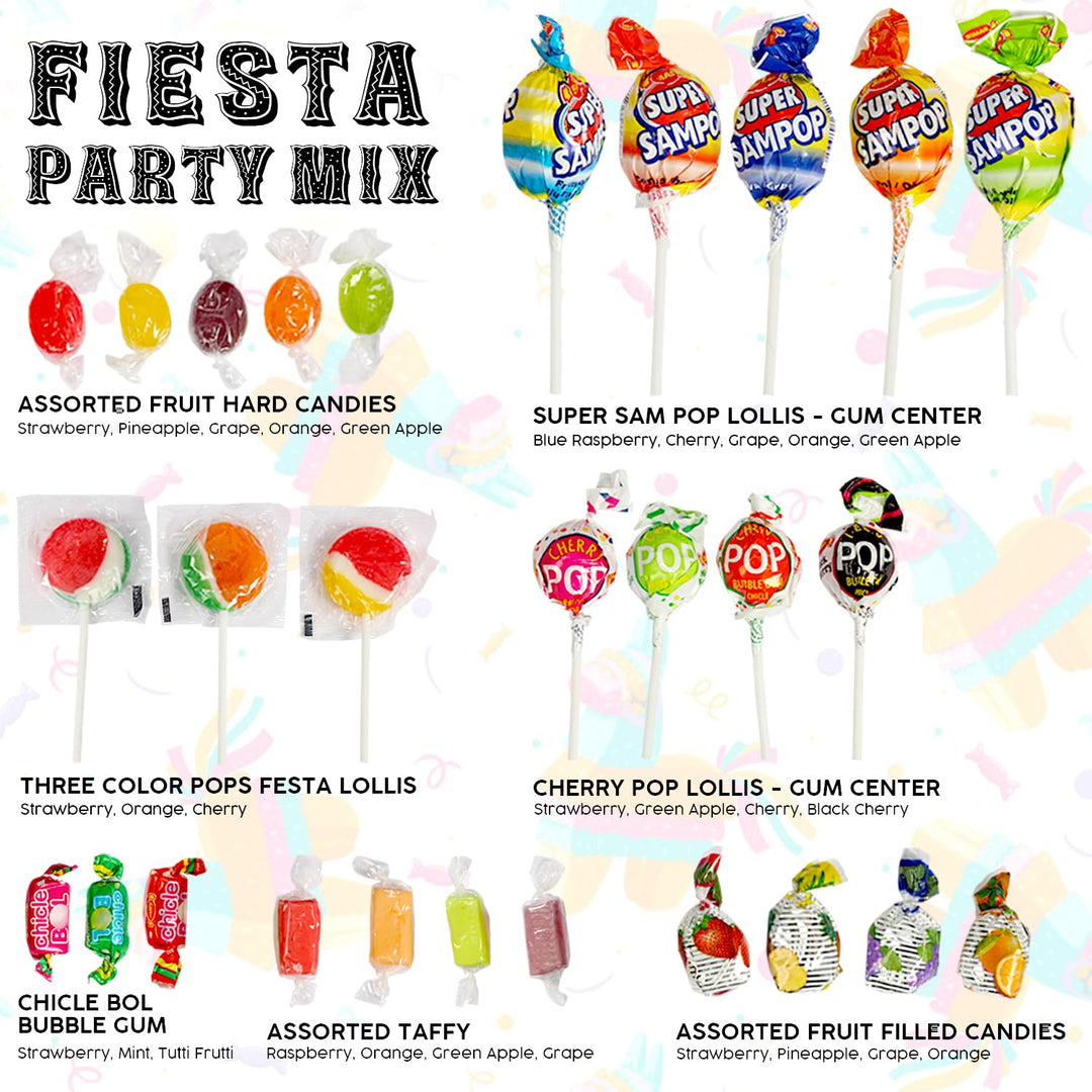 Assorted Candy - Bulk Candy - Party Mix - Goodie Bag Stuffers - Candy Variety Pack - Pinata Candy - Individually Wrapped Candies - Fun Size Candy - Bag Candy (3 Pounds)