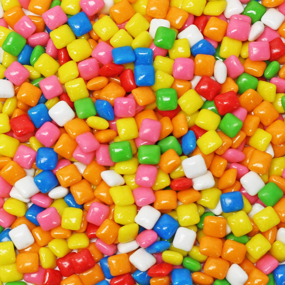 A Great Surprise Mini Chiclets Gum - 3 Pounds - Fruity Tabs Chicklets - Gumball Candy Machine Refills - Assorted Colors/Flavors