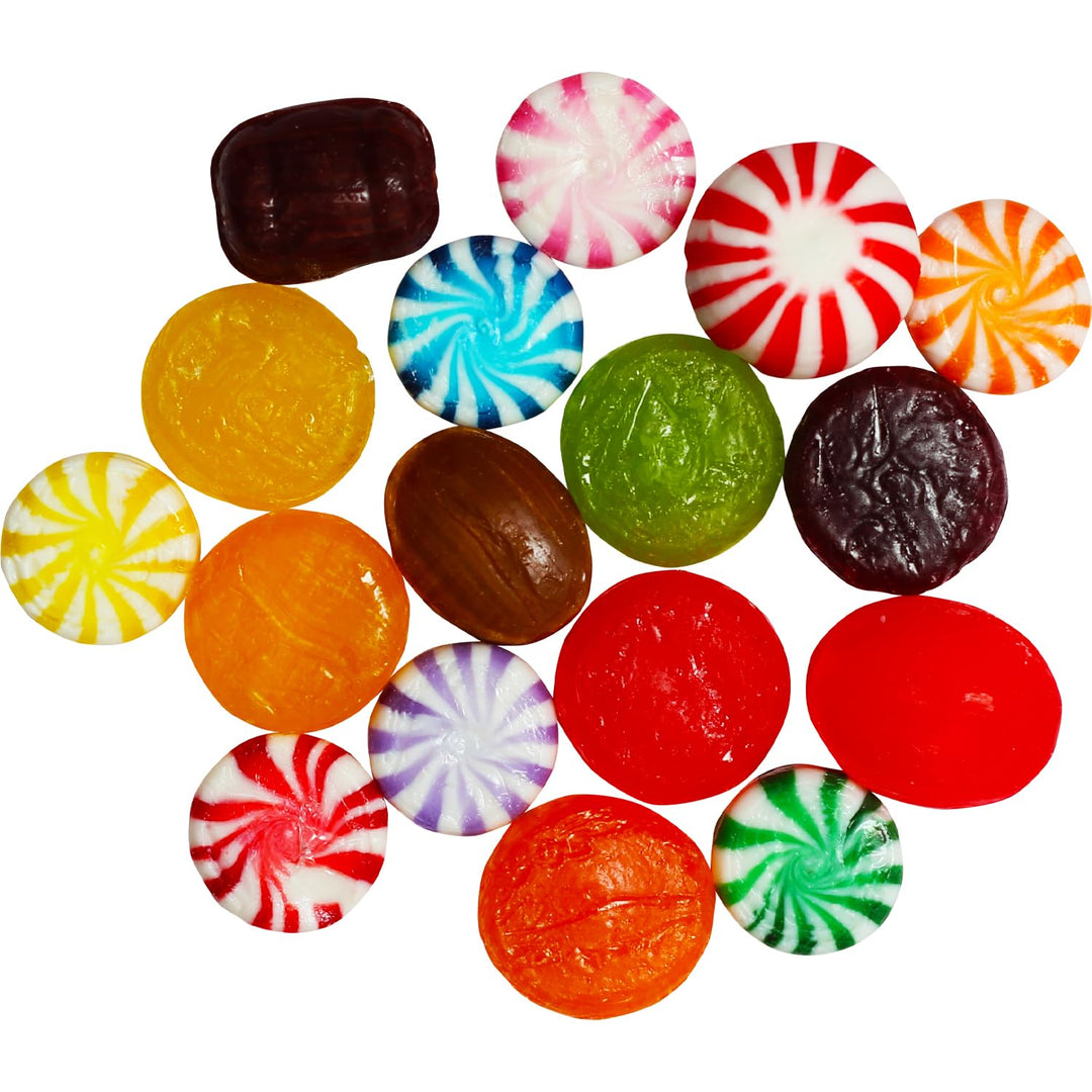 Lalees Bulk Hard Candy  4 Pounds Individually Wrapped Classic Mix  Office Candy Variety Pack for Desk, Front Counter, Lobby & Events