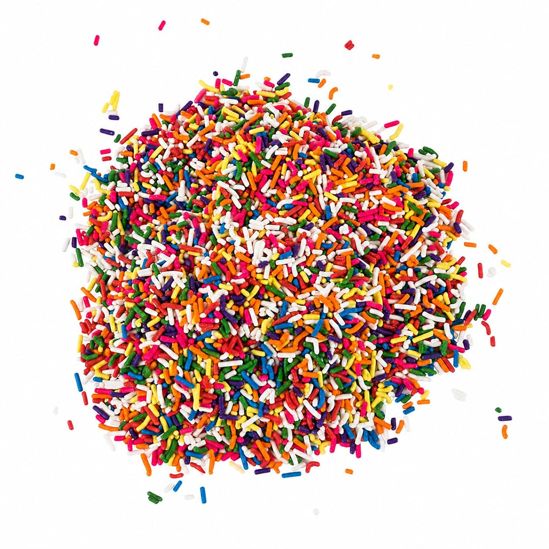 A Great Surprise Rainbow Sprinkles - 2.2 Pounds - Bulk Rainbow Jimmies for Cookies - Birthday Cake for Ice Cream, Baking, Cupcakes, Donuts