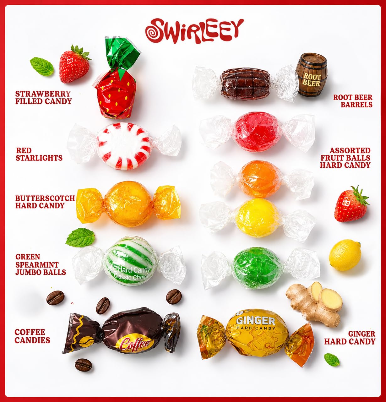 Old-Fashioned Hard Candy Assortment, 6 lb Classic Hostess Mix