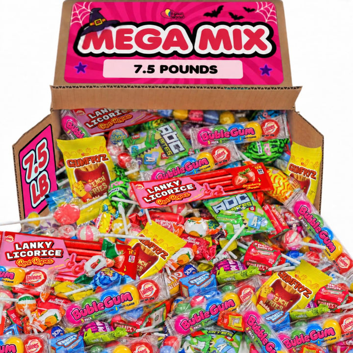 Bulk Candy Assortment, 7.5 lb Individually Wrapped Variety Pack