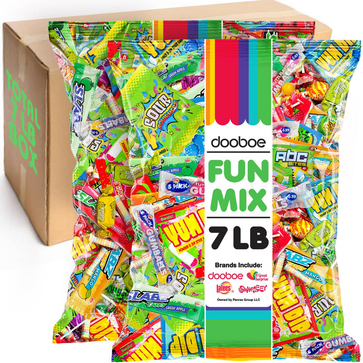 Bulk Candy - Wholesale Big Bulk Candies - Individually Wrapped Candies - Schools, Offices, Camps, Claw Machine (7 Pounds)