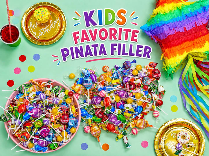 Parade Candies - 7 LB - Pinata Candy Mix - Approx, 385 Pcs