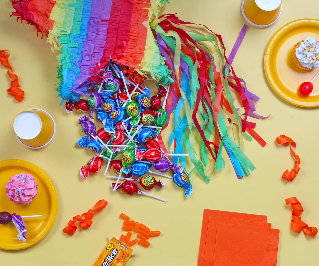 Gum Pops - 5 Pounds - Assorted Flavor Gum-Filled Lollipops - Big Bulk Lollipops for Birthday Parties, Gifting & Candy Buffets