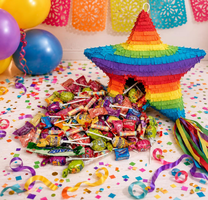 18 LB Bulk Pinata Candy Mix  Approx. 1,000 Pieces  Parade Throws - Individually Wrapped Assorted Candy for Pinatas, Parties, Parades, Birthdays, Classroom Events & Fiesta Celebrations
