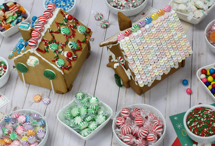 A Great Surprise Starlight Mints Bulk - 5 Pounds - Christmas Refreshing Candy Individually Wrapped - Spearmint and Peppermint Hard Candy - Office, Hospitality