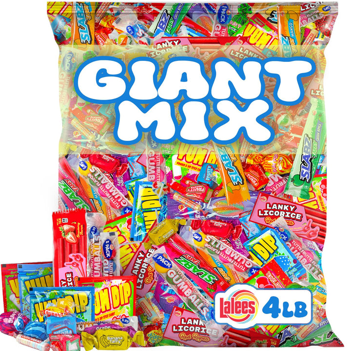 Bulk Candy Assortment - 4 Pounds - Candy Variety Pack - Assorted Candies for Birthday Parties, Schools, Camps