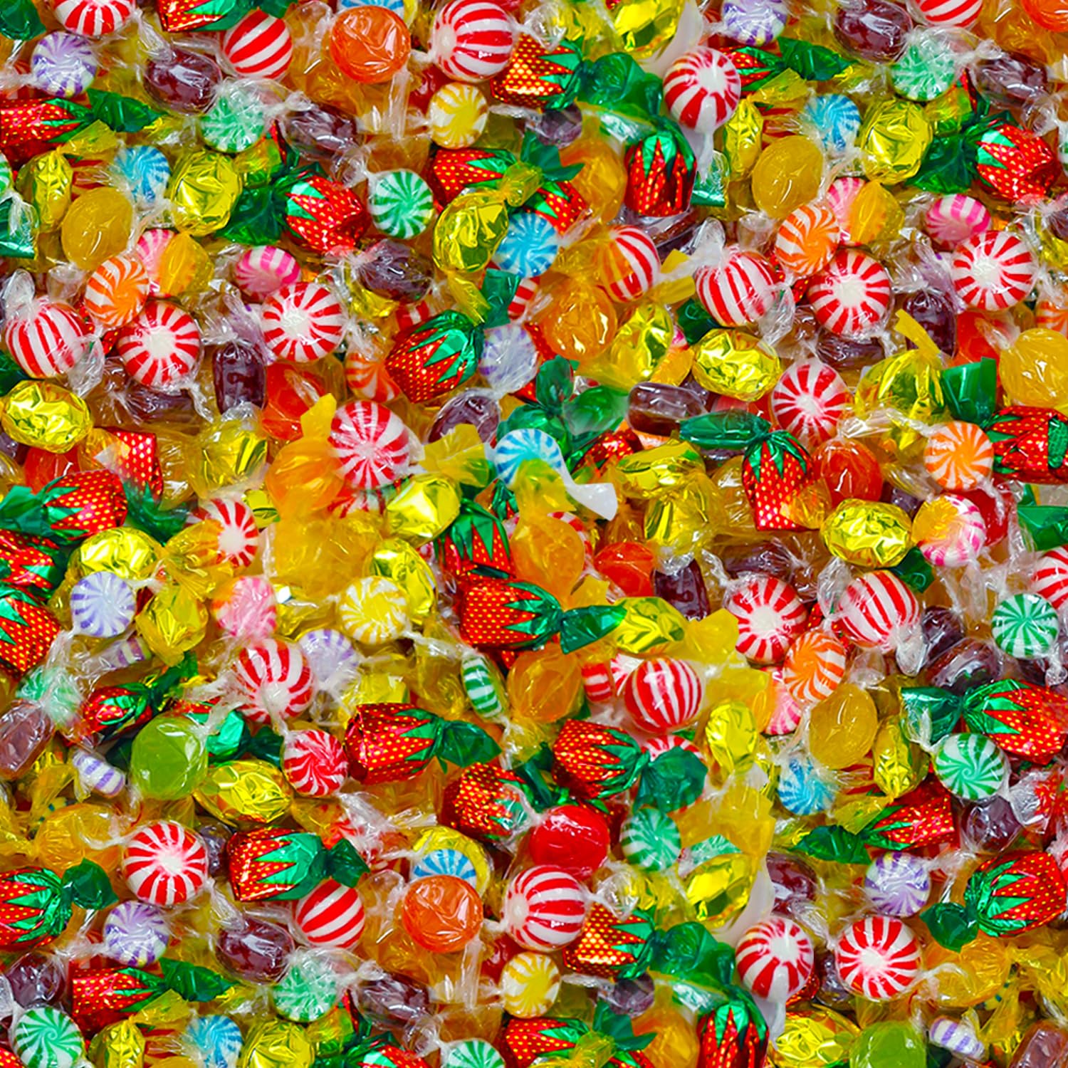 Lalees Bulk Hard Candy 4 Pounds Individually Wrapped Classic Mix