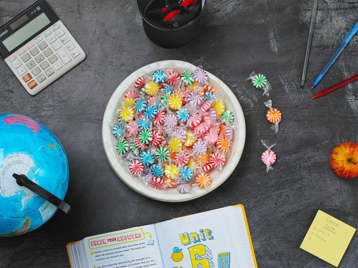 Assorted Fruit Starlights - 3 Pounds - Pinwheel Fruit Candies - Fruit Flavored Hard Candy - Individually Wrapped -Office, Desk, Classroom