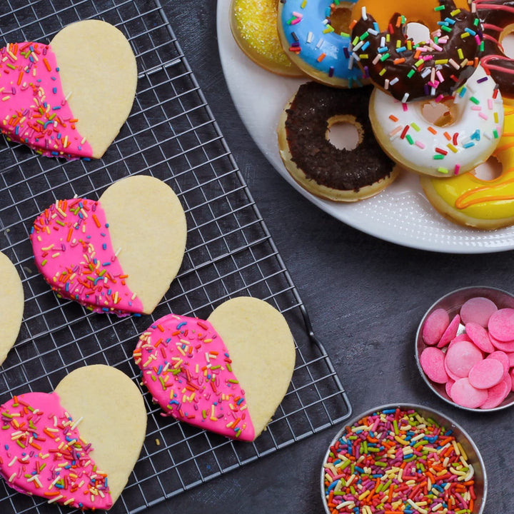 Bulk Natural Rainbow Sprinkles - 10 LB Wholesale - Kosher - Non-GMO, Dye-Free Jimmies - Bakery-Grade Sprinkles for Cakes, Ice Cream, Cookies, Catering & Large Events