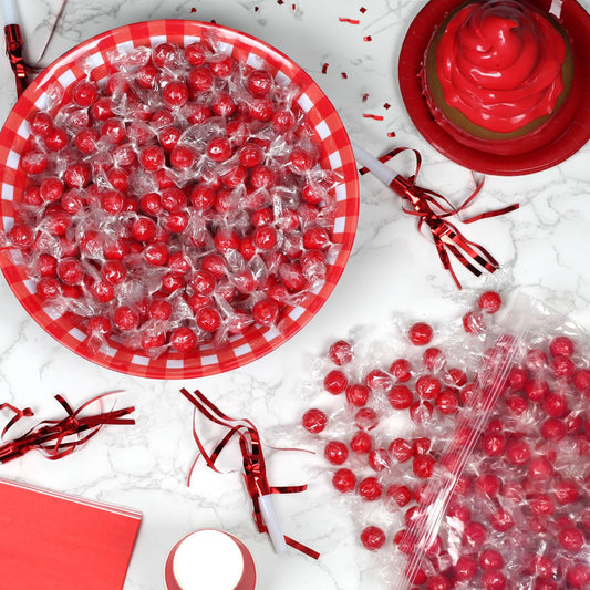 Red Hot Cinnamon Candy Balls, 5 lb Bulk, Individually Wrapped Fire Candies