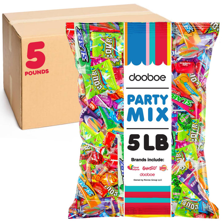 Dooboe Bulk Candy Bag - 5 Pounds - Variety Pack Candy - Assorted Candies for Birthdays, Offices, Piata, Gifting