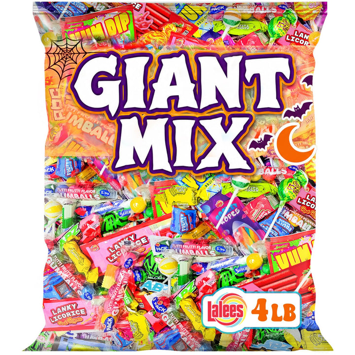 Pinata Candy Assortment, 4 lb Bulk, Individually Wrapped Novelty Favors