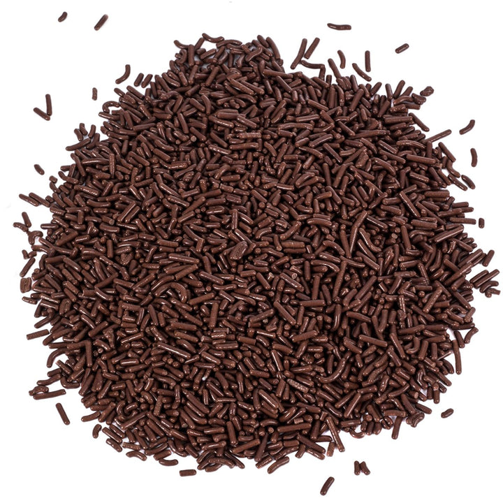 A Great Surprise Chocolate Sprinkles - 2.2 Pounds - Christmas Chocolate Jimmies for Ice Cream - Holiday Toppings for Baking, Cake Decorating, Cookies, Cupcake